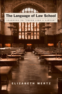 Cover image: The Language of Law School 9780195183108