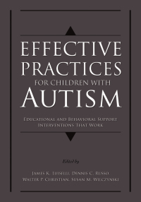 Cover image: Effective Practices for Children with Autism 1st edition 9780195317046
