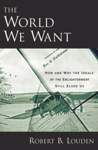 Cover image: The World We Want 9780199743537
