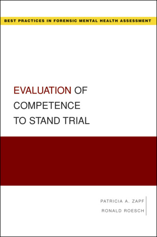 Cover image: Evaluation of Competence to Stand Trial 9780195323054