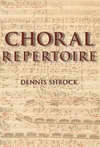 Imagen de portada: Choral Repertoire 1st edition 9780195327786