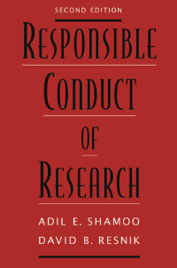Cover image: Responsible Conduct of Research 2nd edition 9780199709601