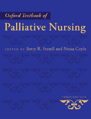 Cover image: Oxford Textbook of Palliative Nursing 1st edition 9780199749706