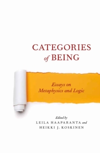 Cover image: Categories of Being 1st edition 9780199890576