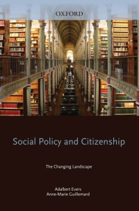 Immagine di copertina: Social Policy and Citizenship 1st edition 9780199754045