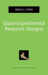 Imagen de portada: Quasi-Experimental Research Designs 9780195387384