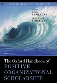 Imagen de portada: The Oxford Handbook of Positive Organizational Scholarship 9780199734610