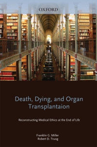 Cover image: Death, Dying, and Organ Transplantation 9780199739172