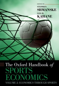 Cover image: The Oxford Handbook of Sports Economics 1st edition 9780195387780