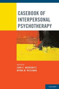 Imagen de portada: Casebook of Interpersonal Psychotherapy 1st edition 9780199746903