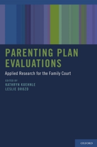 صورة الغلاف: Parenting Plan Evaluations 1st edition