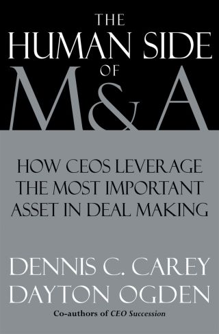 Cover image: The Human Side of M & A 9780195140965