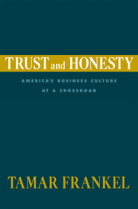 Cover image: Trust and Honesty 9780195371703