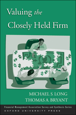 Imagen de portada: Valuing the Closely Held Firm 9780195301465