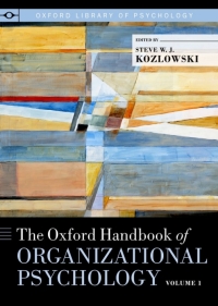 صورة الغلاف: The Oxford Handbook of Organizational Psychology, Volume 1 1st edition 9780199389049