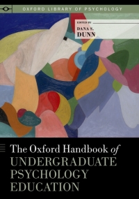 Cover image: The Oxford Handbook of Undergraduate Psychology Education 9780199933815