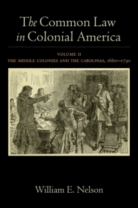 Cover image: The Common Law in Colonial America 9780199937752