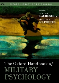 Cover image: The Oxford Handbook of Military Psychology 1st edition 9780195399325