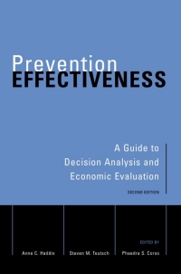 Cover image: Prevention Effectiveness 2nd edition 9780195148978