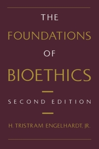 Cover image: The Foundations of Bioethics 2nd edition 9780195057362