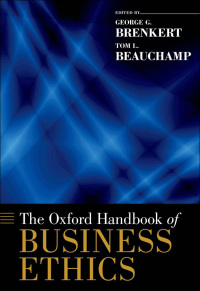 Cover image: The Oxford Handbook of Business Ethics 1st edition 9780199916221