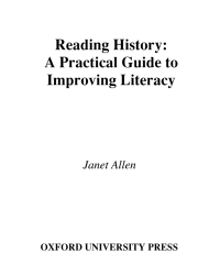 Cover image: Reading History 9780195165951