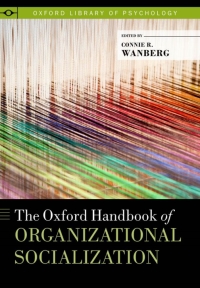 Cover image: The Oxford Handbook of Organizational Socialization 1st edition 9780199763672