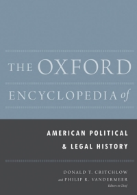 Cover image: The Oxford Encyclopedia of American Political and Legal History 1st edition 9780199754618