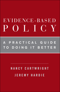 Cover image: Evidence-Based Policy 9780199841622