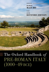 Imagen de portada: The Oxford Handbook of Pre-Roman Italy (1000--49 BCE) 1st edition 9780199987894