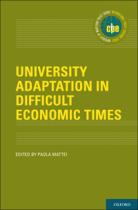 Cover image: University Adaptation in Difficult Economic Times 1st edition 9780199989393