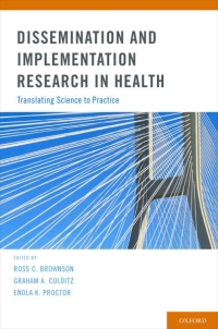 Imagen de portada: Dissemination and Implementation Research in Health 9780199751877