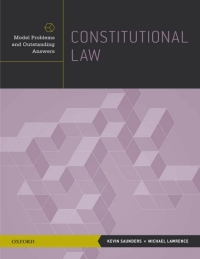 Omslagafbeelding: Constitutional Law 9780199916269