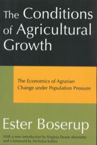 Omslagafbeelding: The Conditions of Agricultural Growth 1st edition 9780202307930