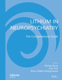 Cover image: Lithium in Neuropsychiatry 1st edition 9781841845159