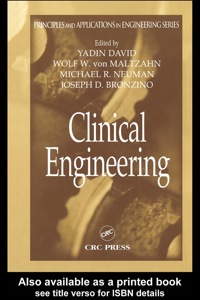 Imagen de portada: Clinical Engineering 1st edition 9780849318139