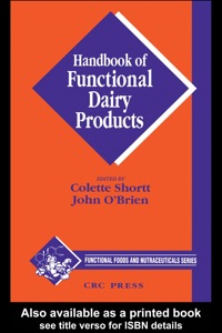 Titelbild: Handbook of Functional Dairy Products 1st edition 9781587160776