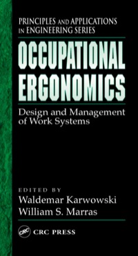 表紙画像: Occupational Ergonomics 1st edition 9780849318016