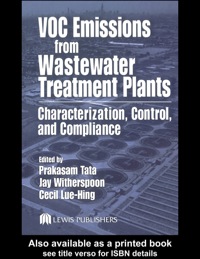 表紙画像: VOC Emissions from Wastewater Treatment Plants 1st edition 9781566768207