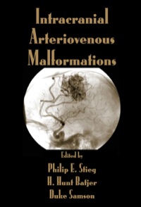 Cover image: Intracranial Arteriovenous Malformations 1st edition 9780824709938