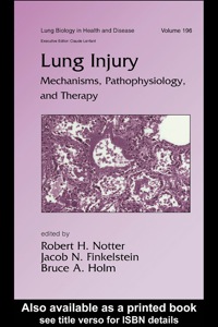صورة الغلاف: Lung Injury 1st edition 9780824757939