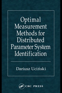 Cover image: Optimal Measurement Methods for Distributed Parameter System Identification 1st edition 9780849323133