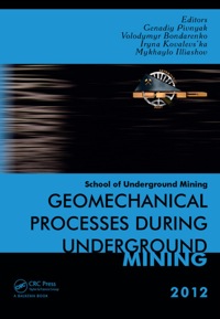 Immagine di copertina: Geomechanical Processes during Underground Mining 1st edition 9780415661744