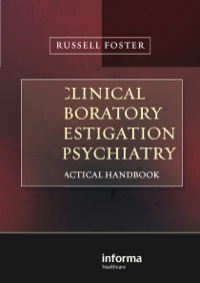 Titelbild: Clinical Laboratory Investigation and Psychiatry 1st edition 9780415478441