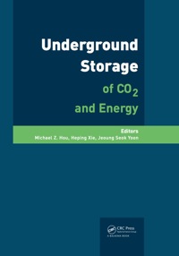 صورة الغلاف: Underground Storage of CO2 and Energy 1st edition 9780415600491