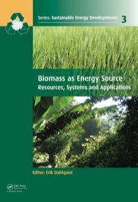 صورة الغلاف: Biomass as Energy Source 1st edition 9781138073227