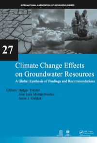 Cover image: Climate Change Effects on Groundwater Resources 1st edition 9780367576820