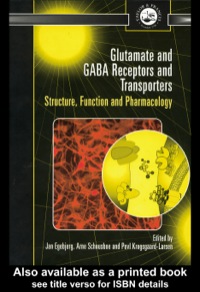 Imagen de portada: Glutamate and GABA Receptors and Transporters 1st edition 9780748408818
