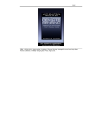 Imagen de portada: Mathematical Principles of Remote Sensing 1st edition 9781575041353