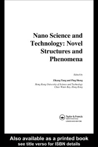 Cover image: Nano Science and Technology 1st edition 9780415308328